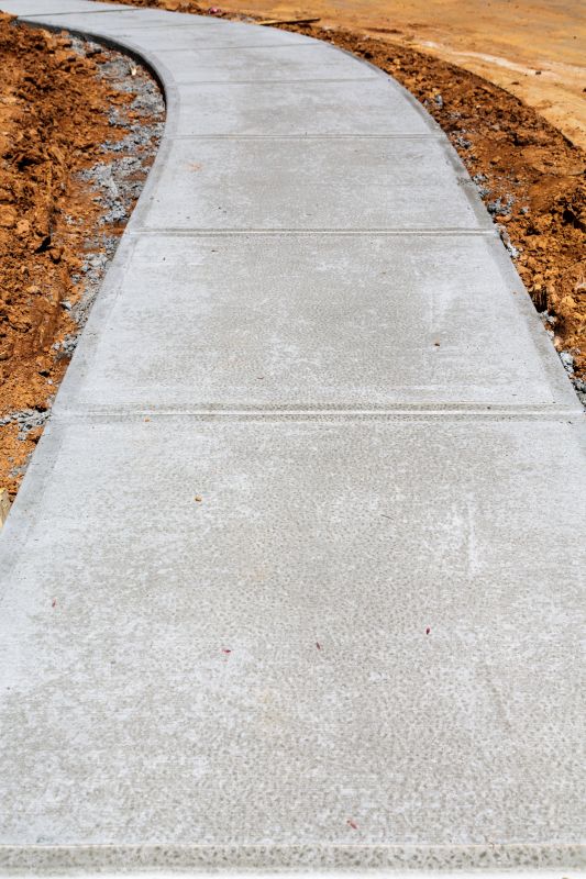 Sidewalk Concrete Construction