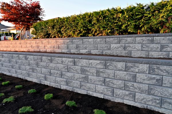 Concrete Retaining Wall Installation in Clovis