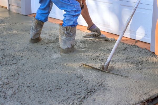 Driveway Slab Construction in Clovis