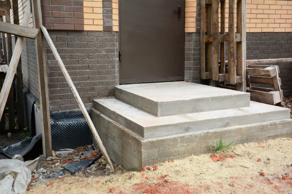 Cement Steps Construction in Clovis